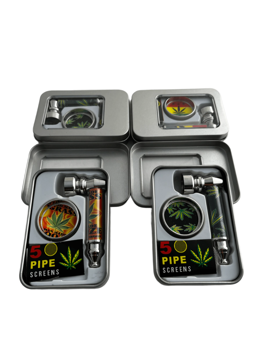 SET PIPA PICADOR LATA C/REJILLA