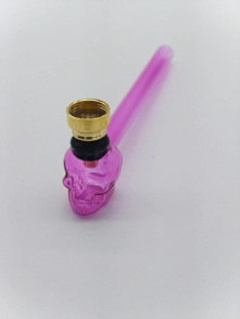 PIPA DE VIDRIO CRANEO FLUORESCENTE