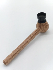PIPA DE VIDRIO SIMIL MADERA