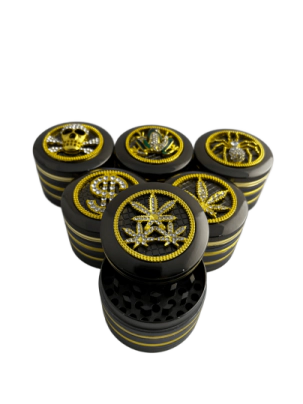 PICADOR METAL NEGRO BRILLOS DISE�OS 4 PARTES